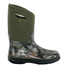 Load image into Gallery viewer, Bogs Kids Classic Camo Tall Rain Boots w/ Handles
