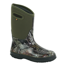 Load image into Gallery viewer, Bogs Kids Classic Camo Tall Rain Boots w/ Handles
